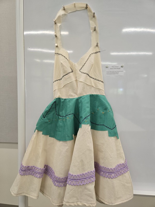 Aldis Elfarsdottir's data visualization dress