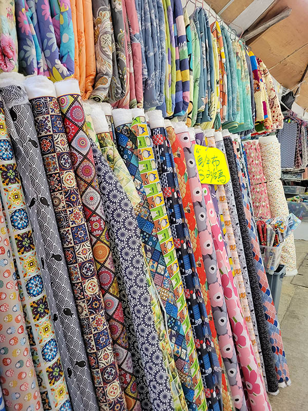 Hong Kong fabric market