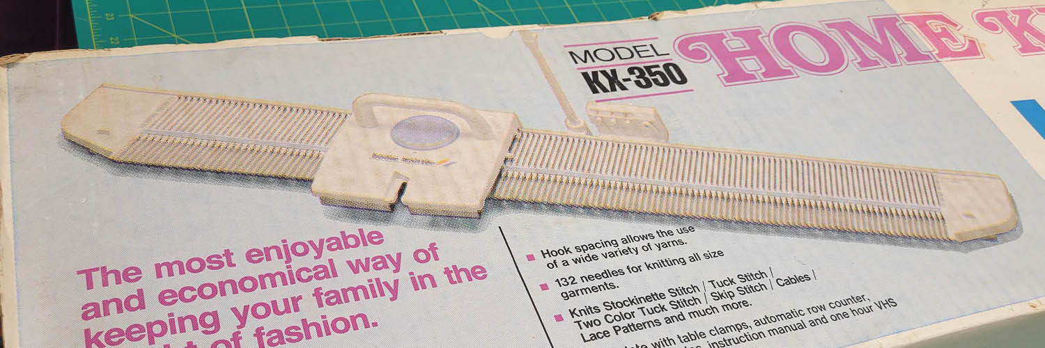 Textile Makerspace gets a Brother KX350 knitting machine Textile